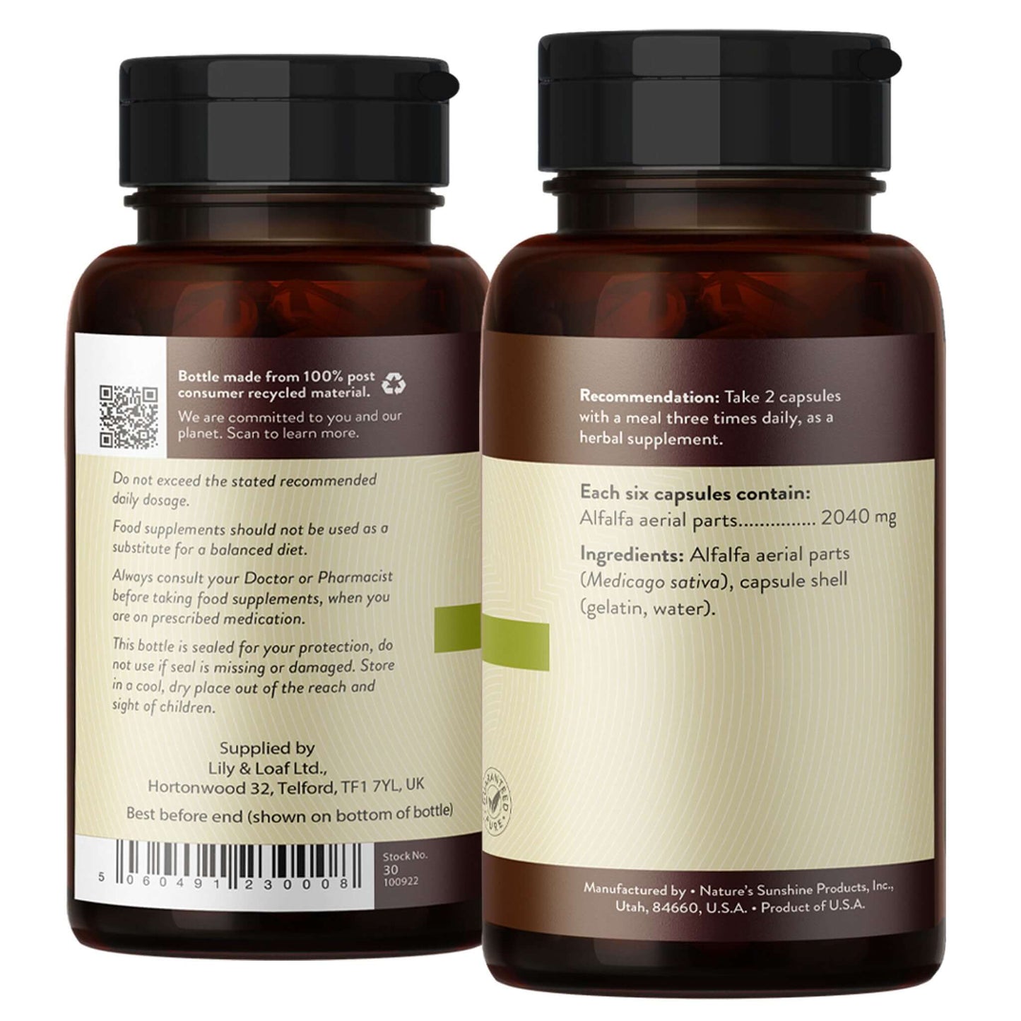 Alfalfa label information