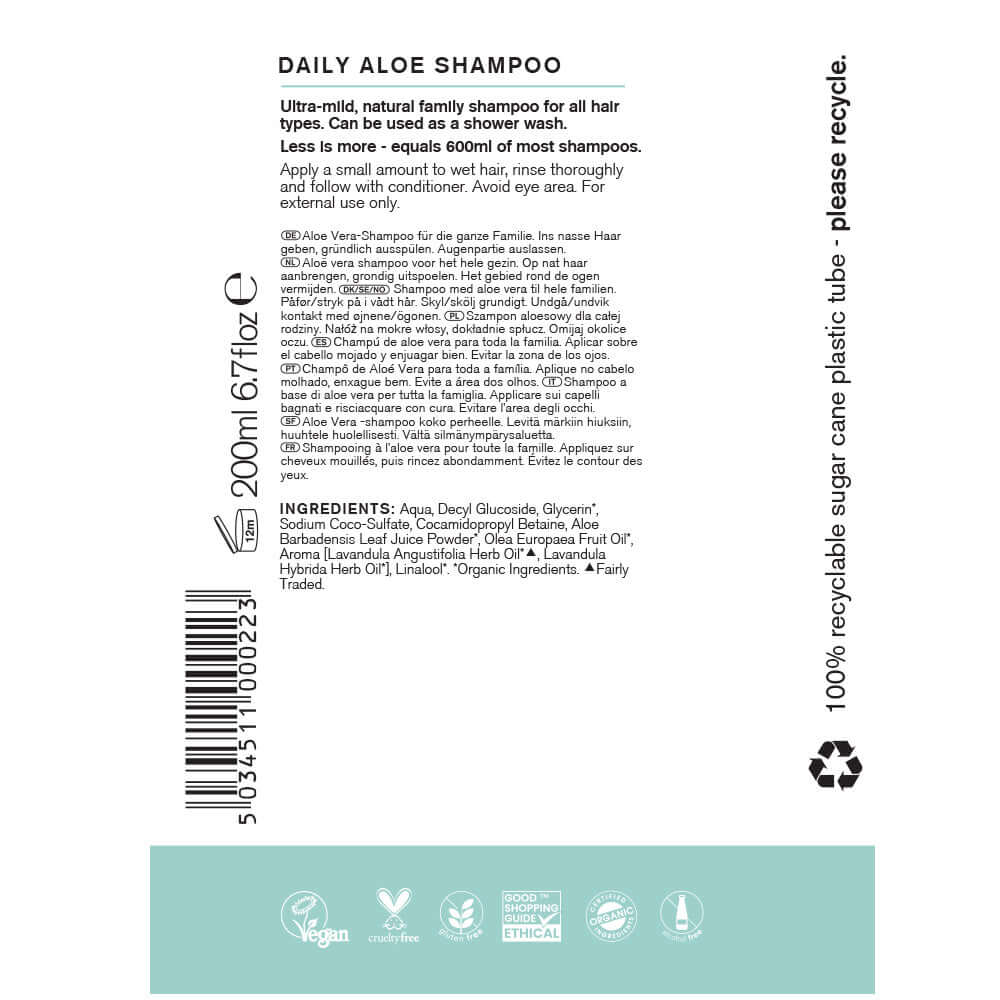 Daily Aloe Shampoo