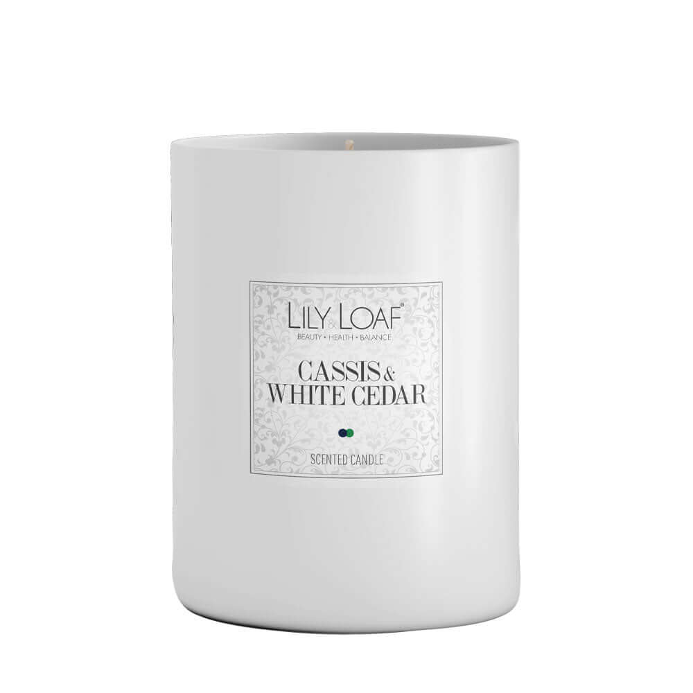 Cassis & White Cedar Soy Wax Candle