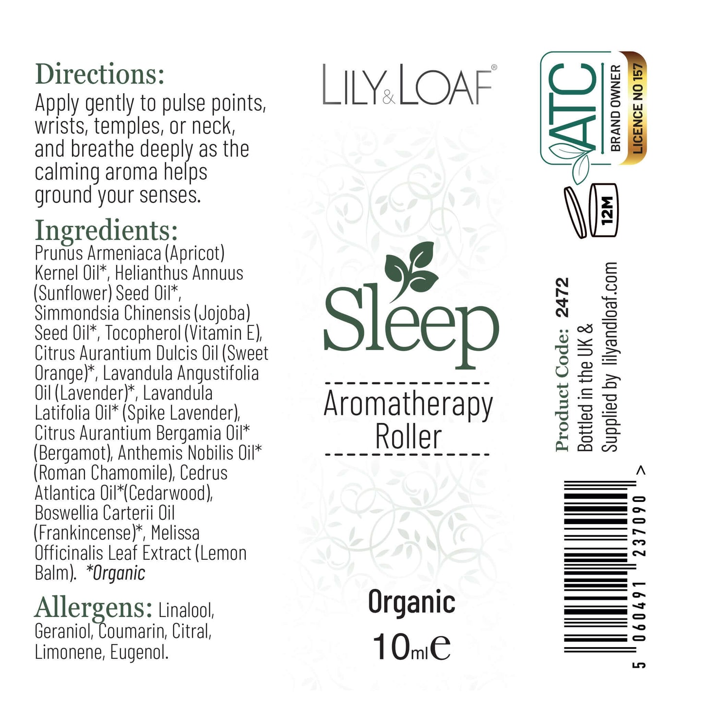 Sleep Aromatherapy Rollerball