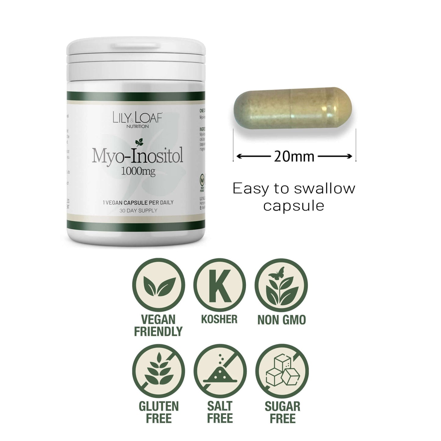 Myo-Inositol 1000mg