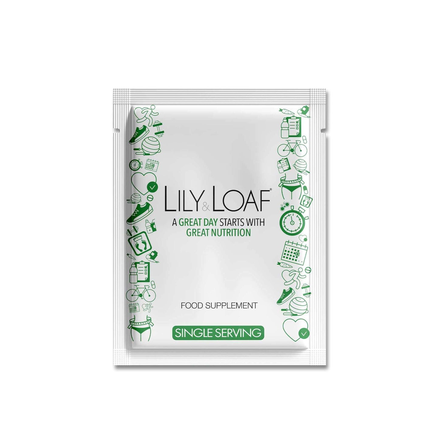 Lily Loaf food supplement package on a white background