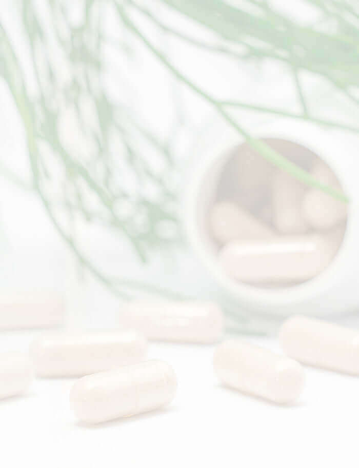 Supplement Capsules on a table