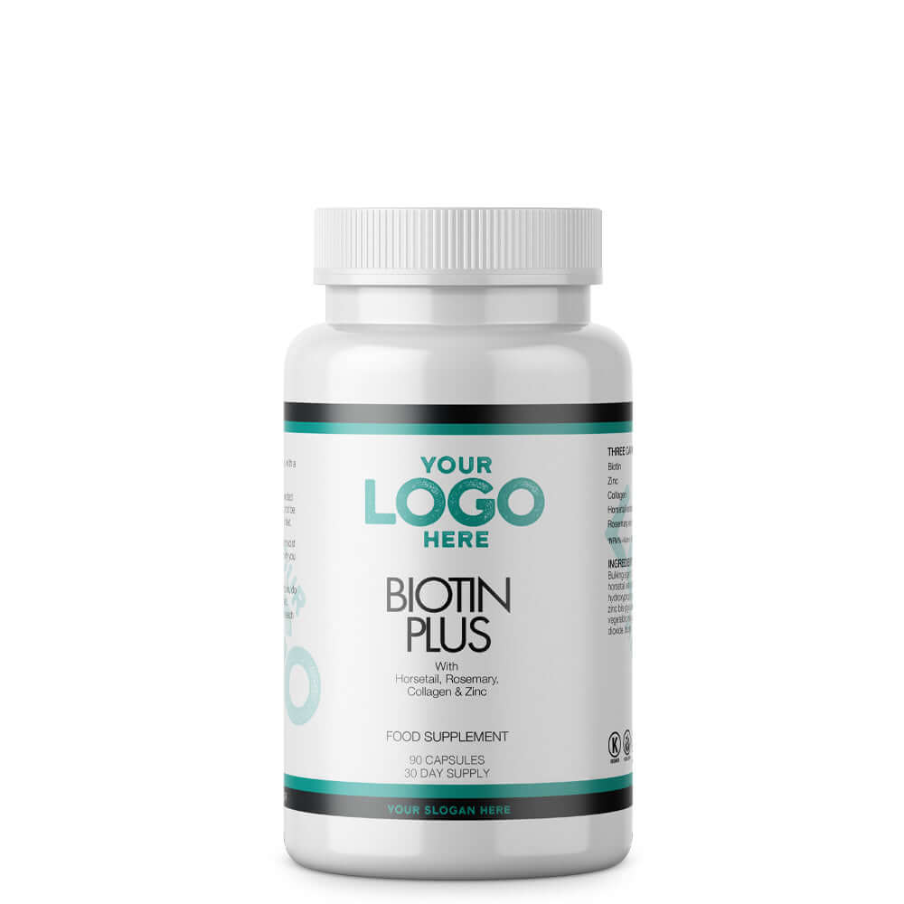 Private Label Biotin Plus - Front