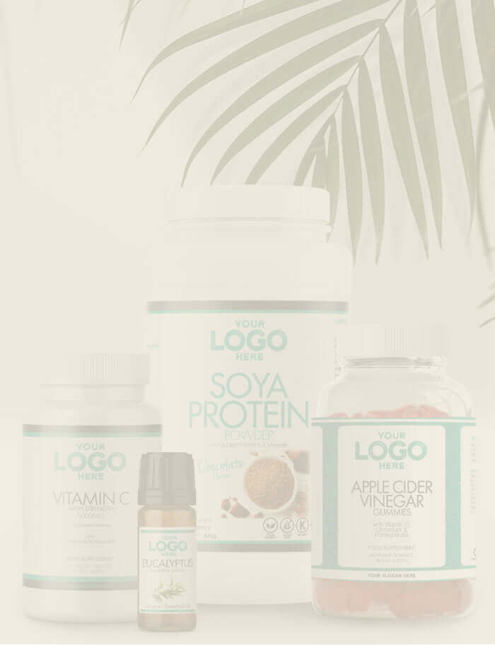 A range of products available through Private Label