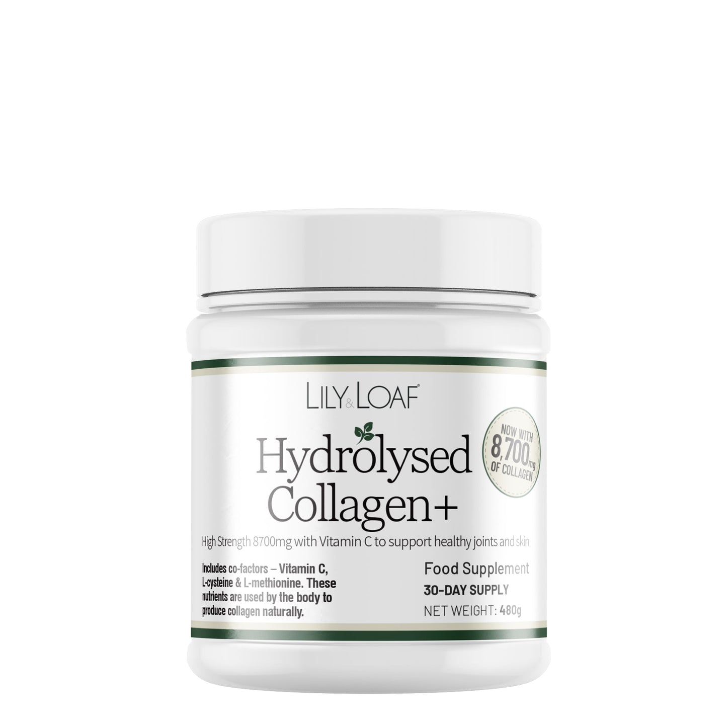 Hydrolysed Collagen + 8,700mg (High Strength)