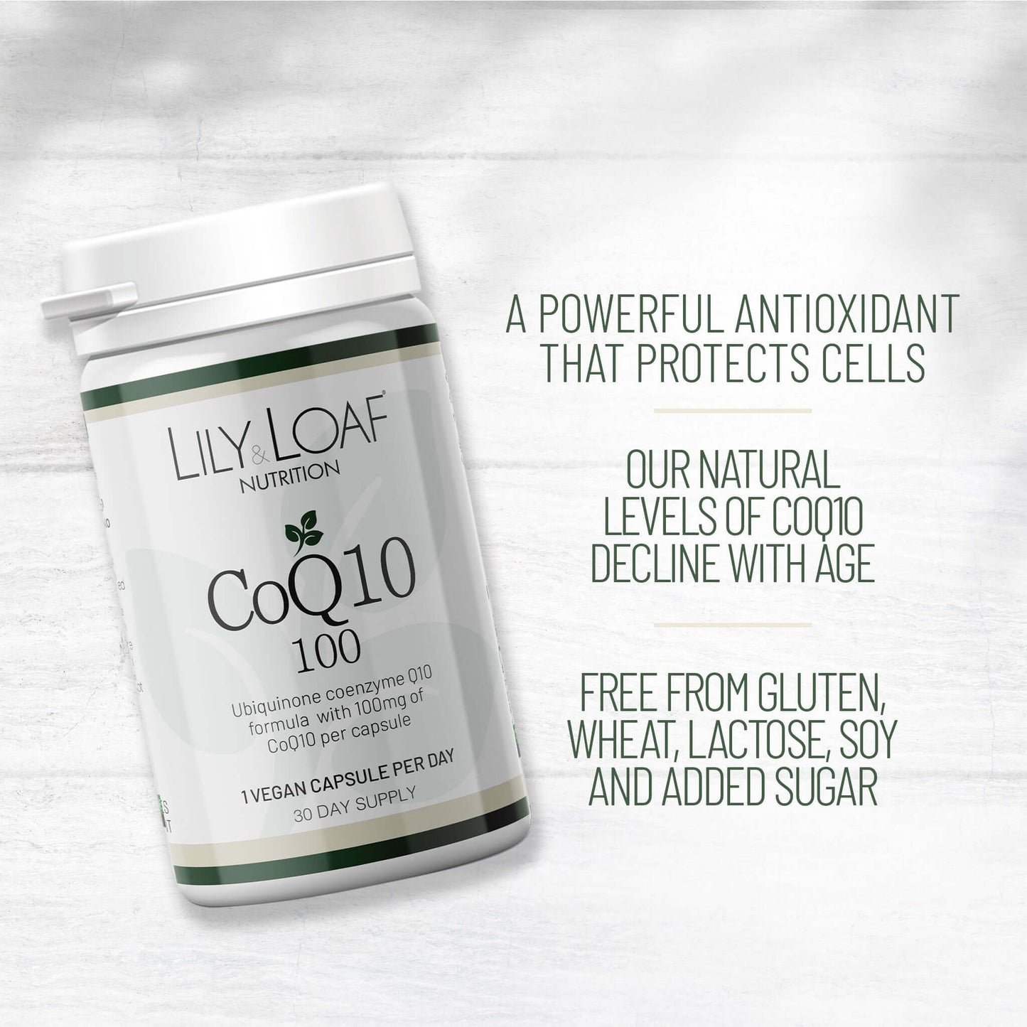 CoQ10 Ubiquinone 100mg facts and benefits