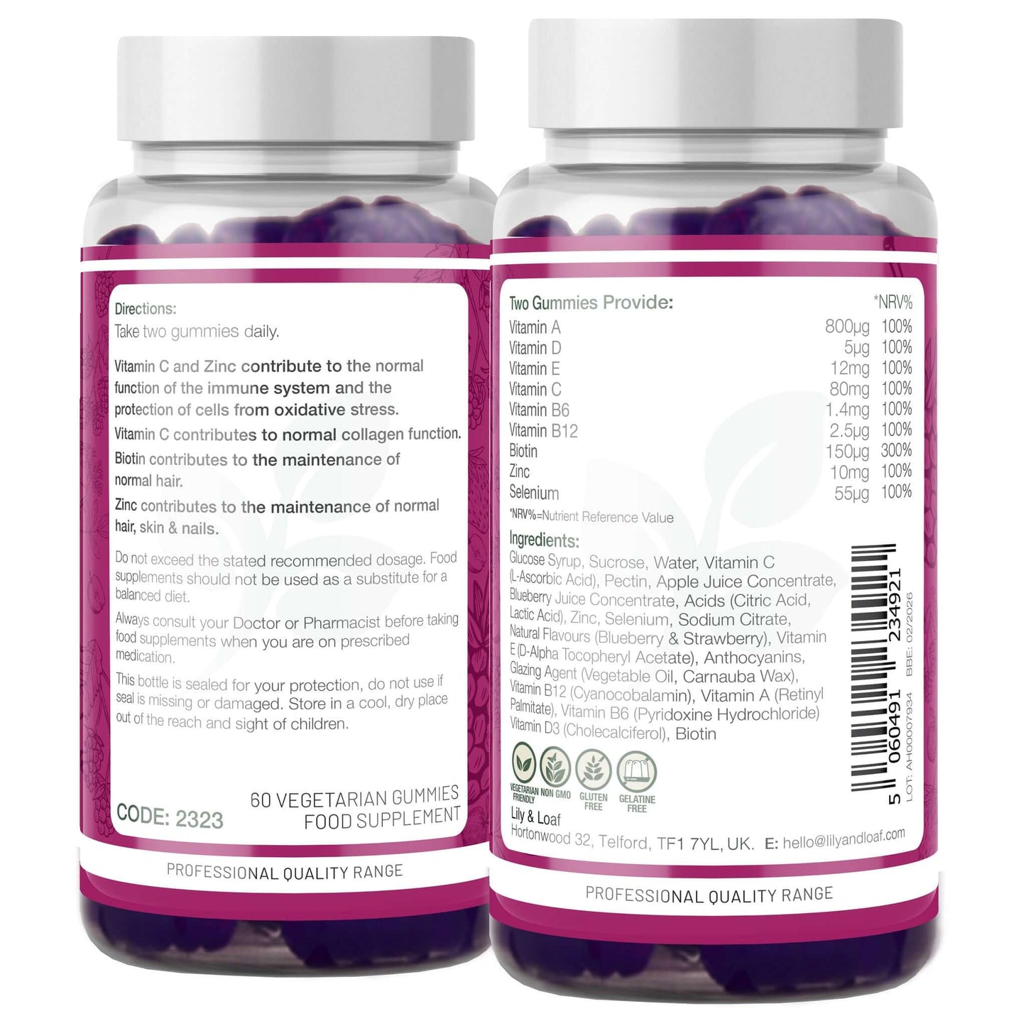 Skin, Hair & Nail Gummies