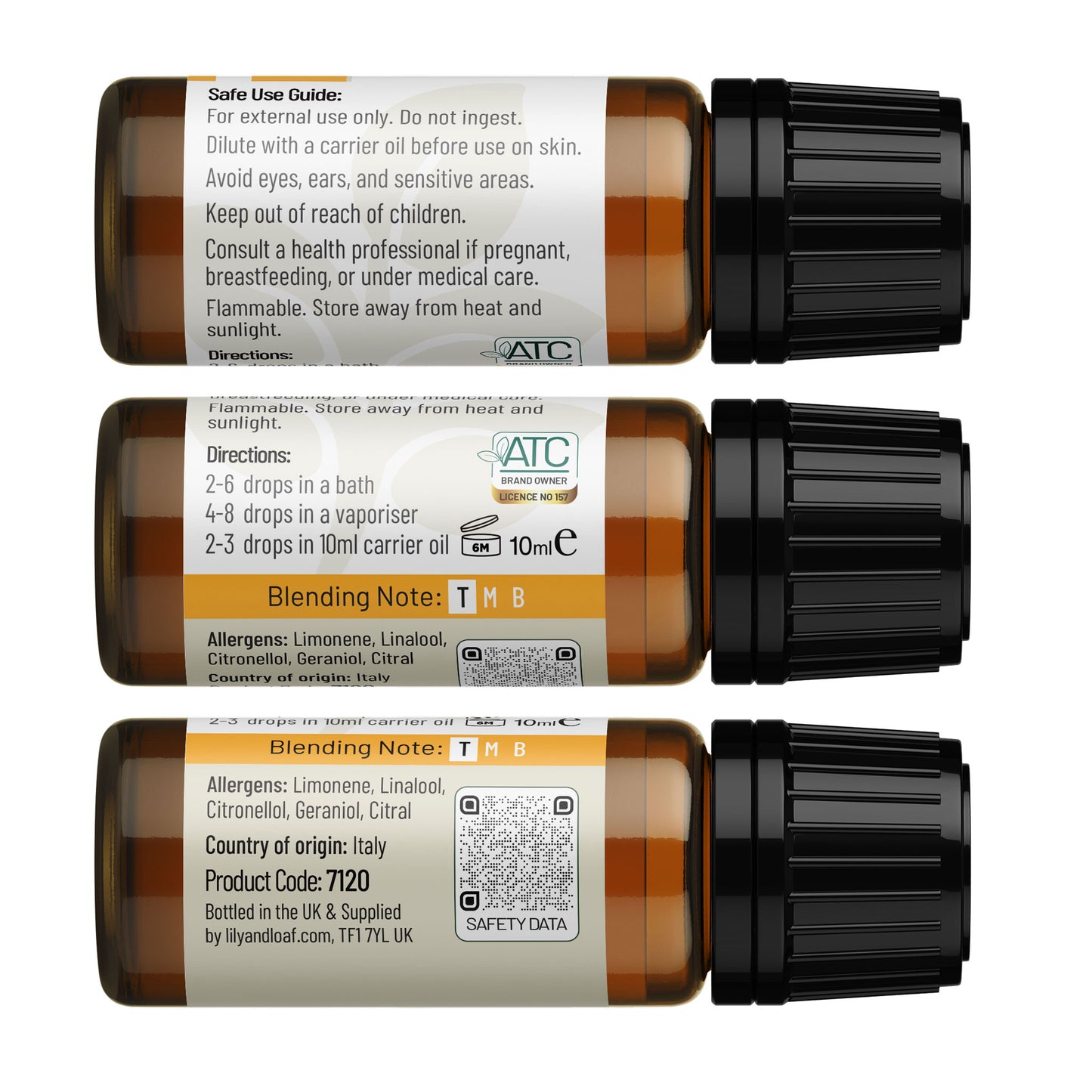 Lily & Loaf - Mandarin 10ml (Organic) - Essential Oil