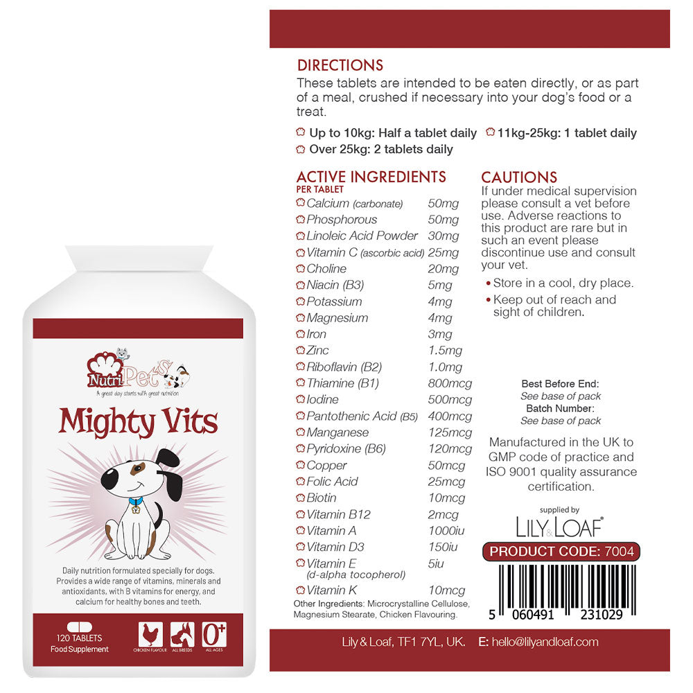 Nutri-Pets - Mighty Vits - Tablet