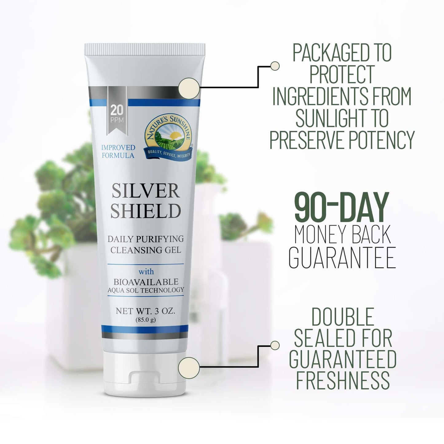 Nature’s Sunshine - Silver Shield Gel® (85g) - Gel