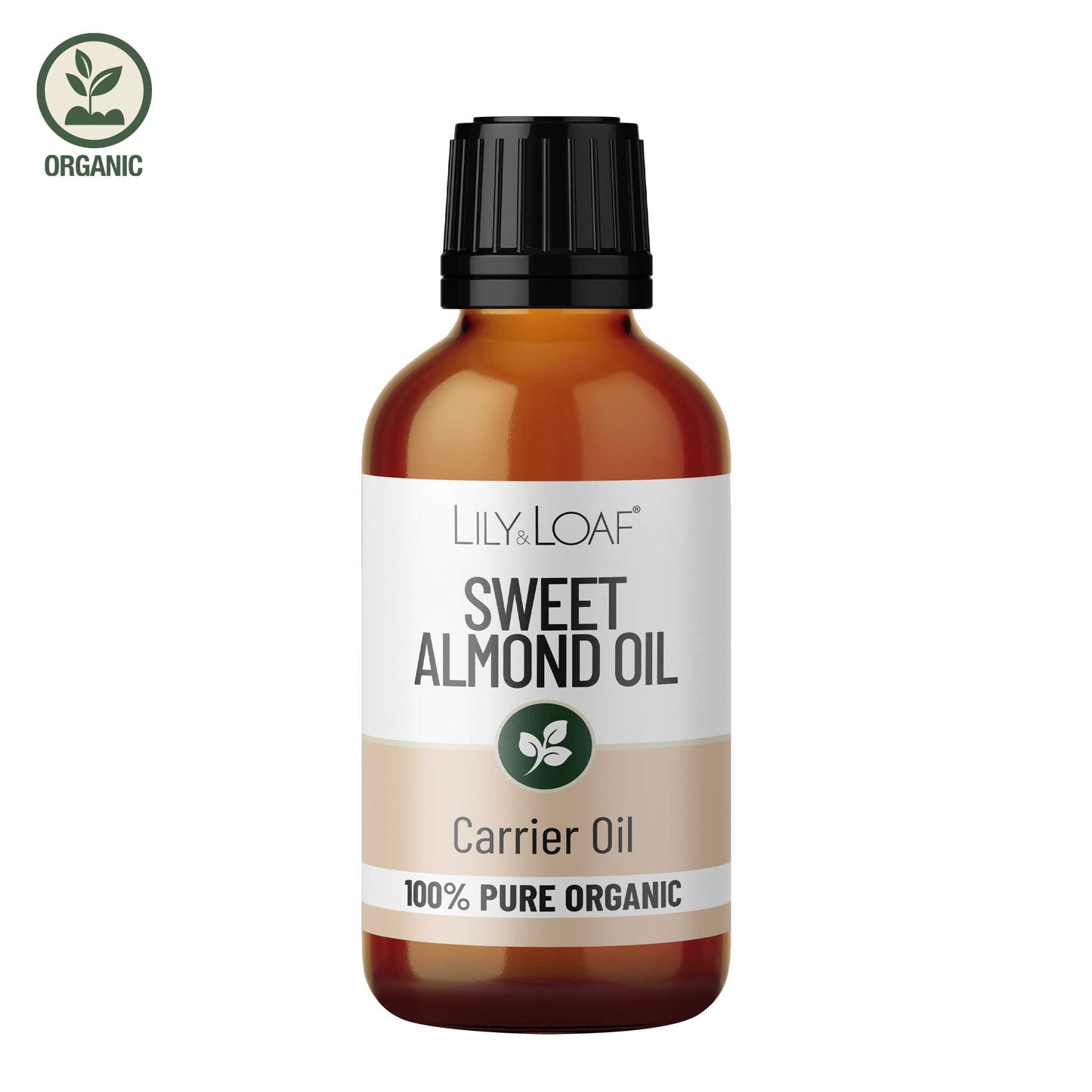 Lily and Loaf - Sweet Almond Organic Carrier Oil 50ml - Carrier Oil