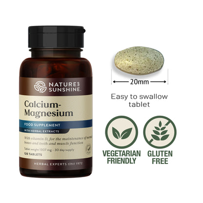 Calcium-Magnesium supplement  90-day money back guarantee