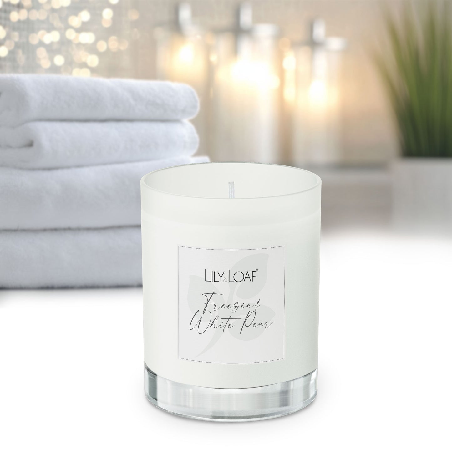 Freesia & White Pear Soy Wax Candle