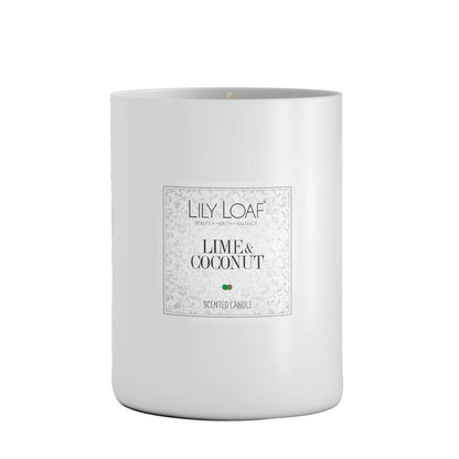 Lime & Coconut Soy Wax Candle front