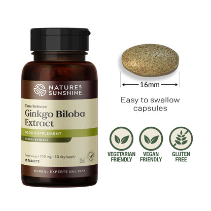 Ginkgo Biloba Extract - Timed Release