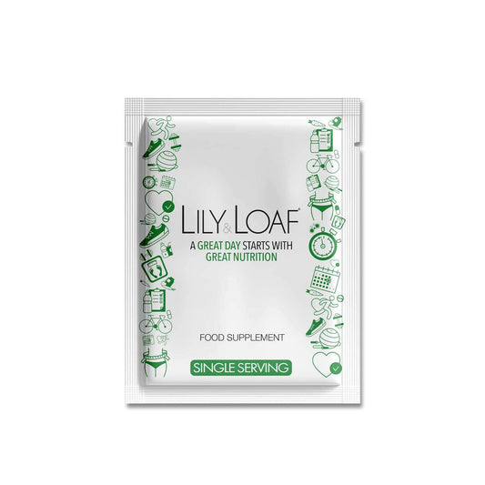 Lily Loaf food supplement package on a white background