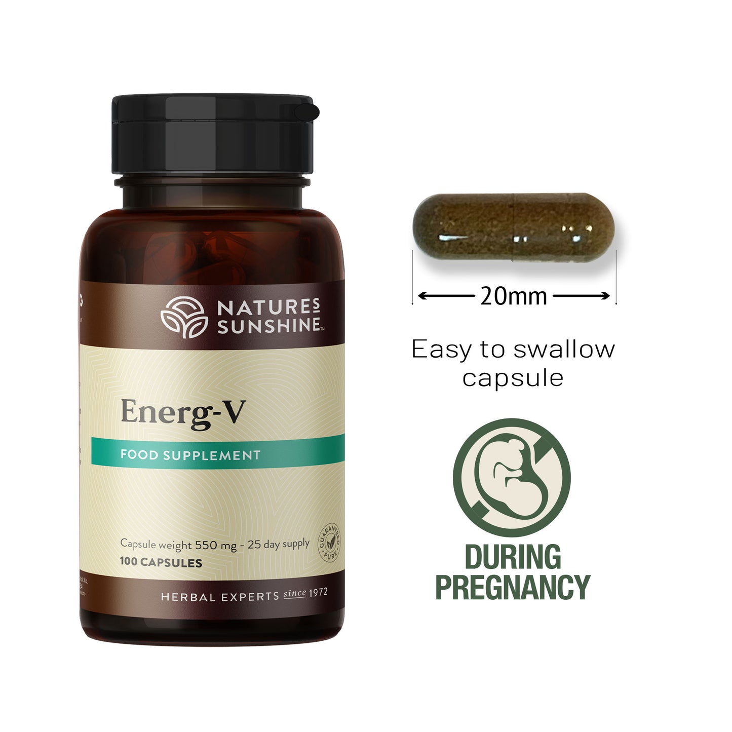 Energ-V with Bee Pollen -  90 day guarantee