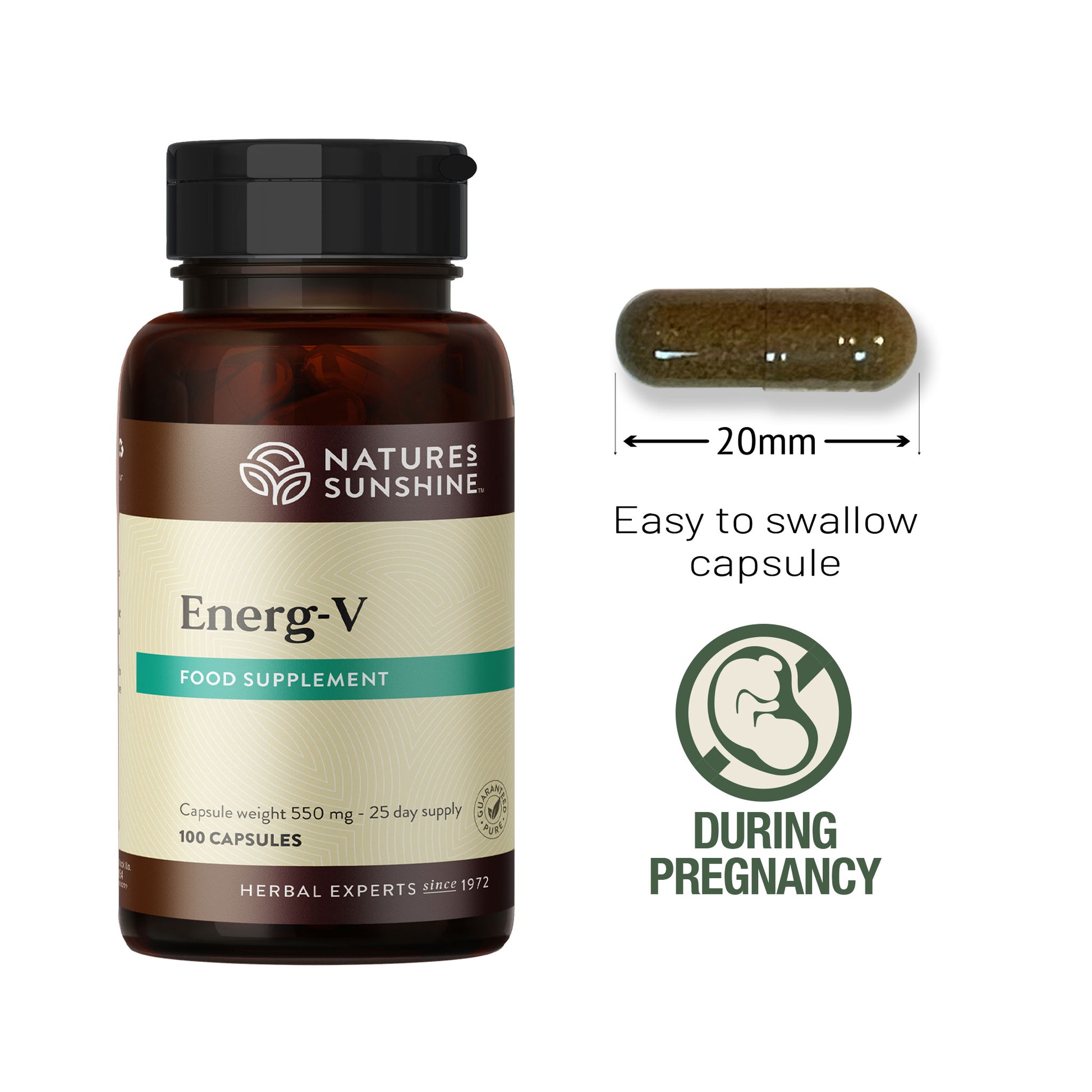 Energ-V with Bee Pollen -  90 day guarantee