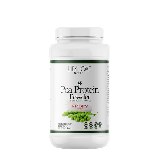 Lily & Loaf Red Berry Pea Protein Powder - Front