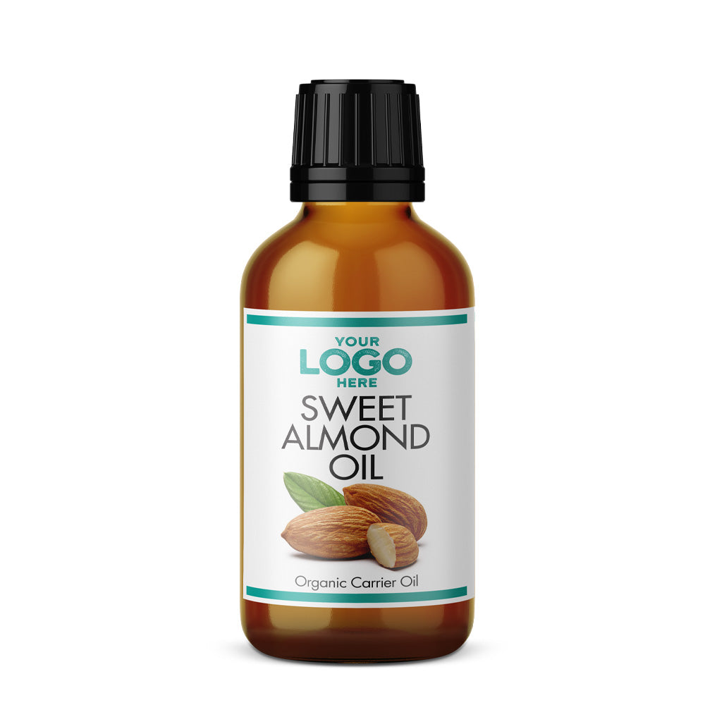 Private Label Sweet Almond Organic Carrier Oil - Front