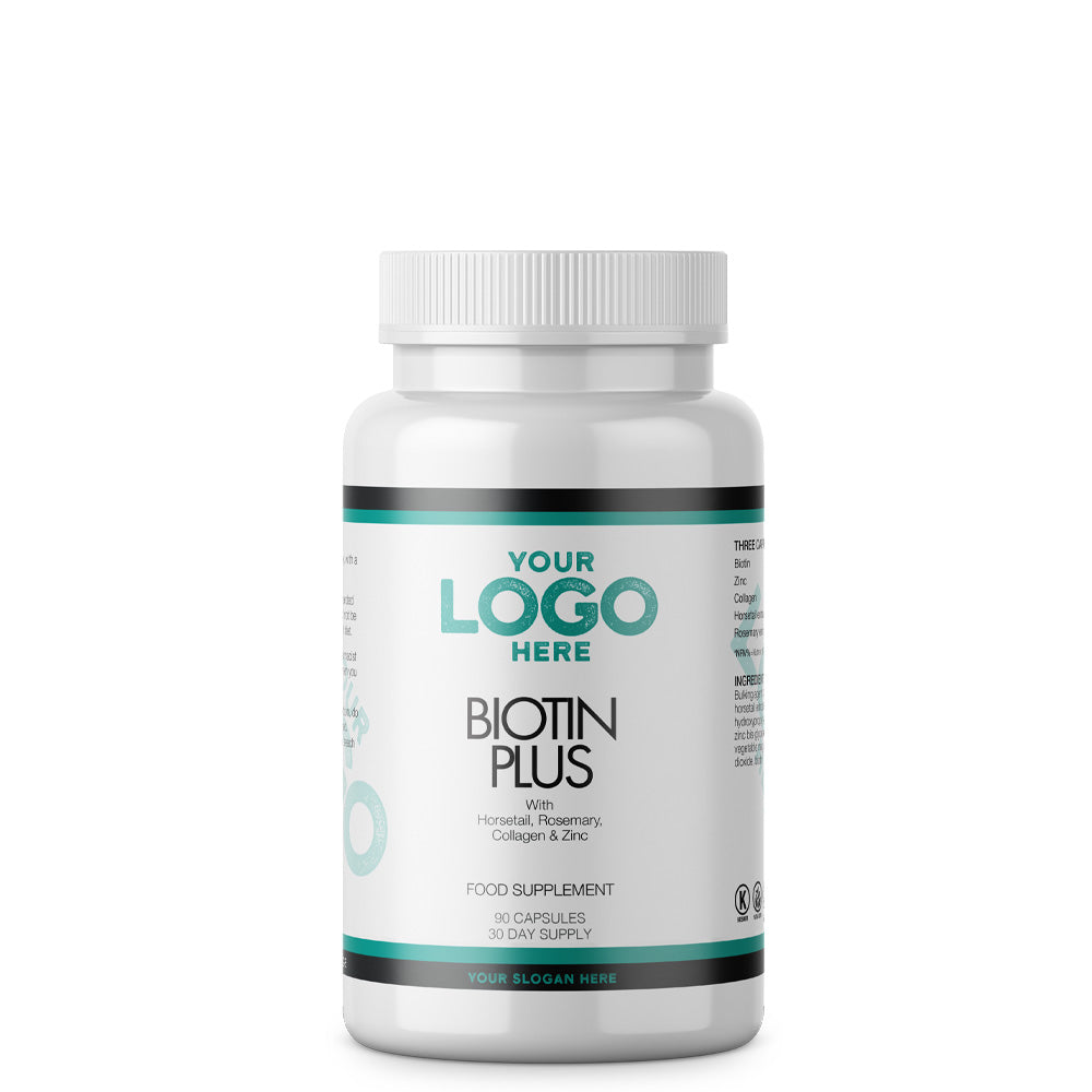 Private Label Biotin Plus - Front