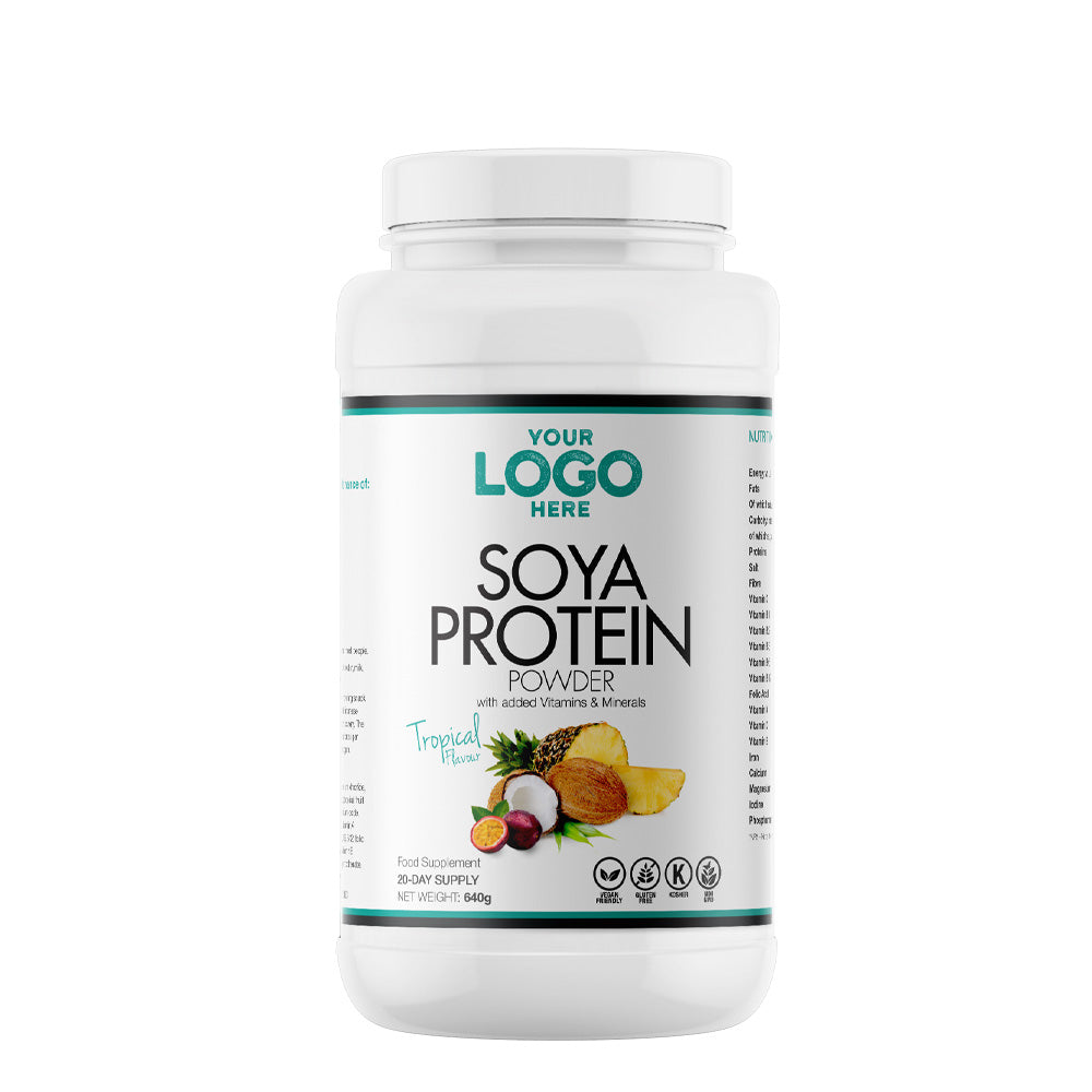 Private Label Soya Protein+ With Vitamins & Minerals Tropical Flavour