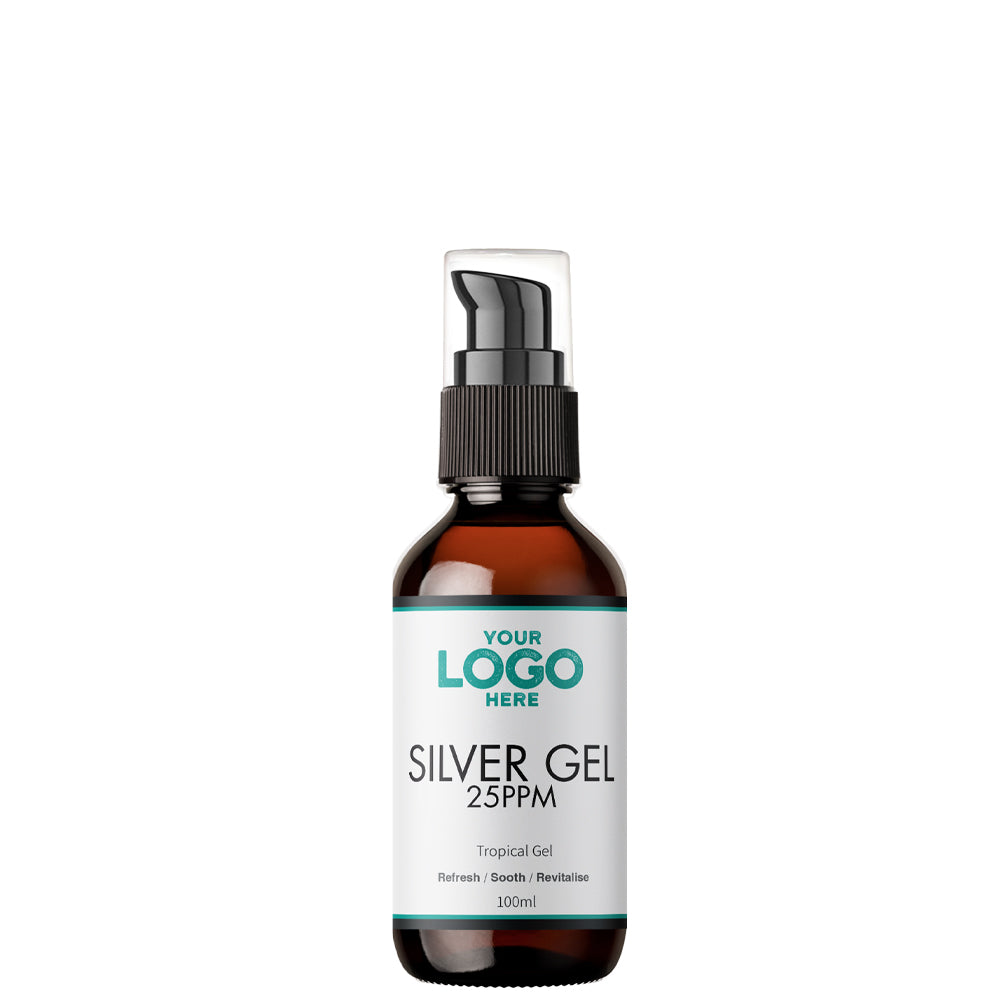 Private Label Colloidal Silver Gel 25 PPM