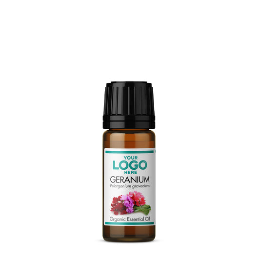 Private Label Geranium Organic Essential Oil - Front