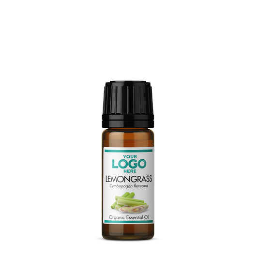 Private Label Lemongrass Organic Essential Oil - Front