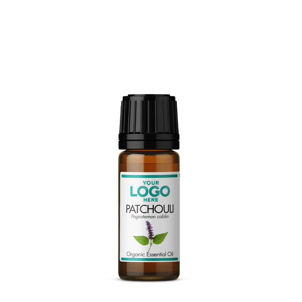 Private Label Patchouli Organic Essential Oil - Front