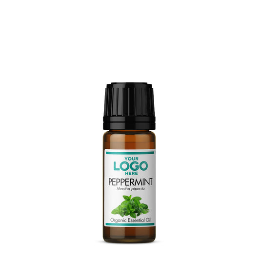 Private Label Peppermint Organic Essential Oil - Front