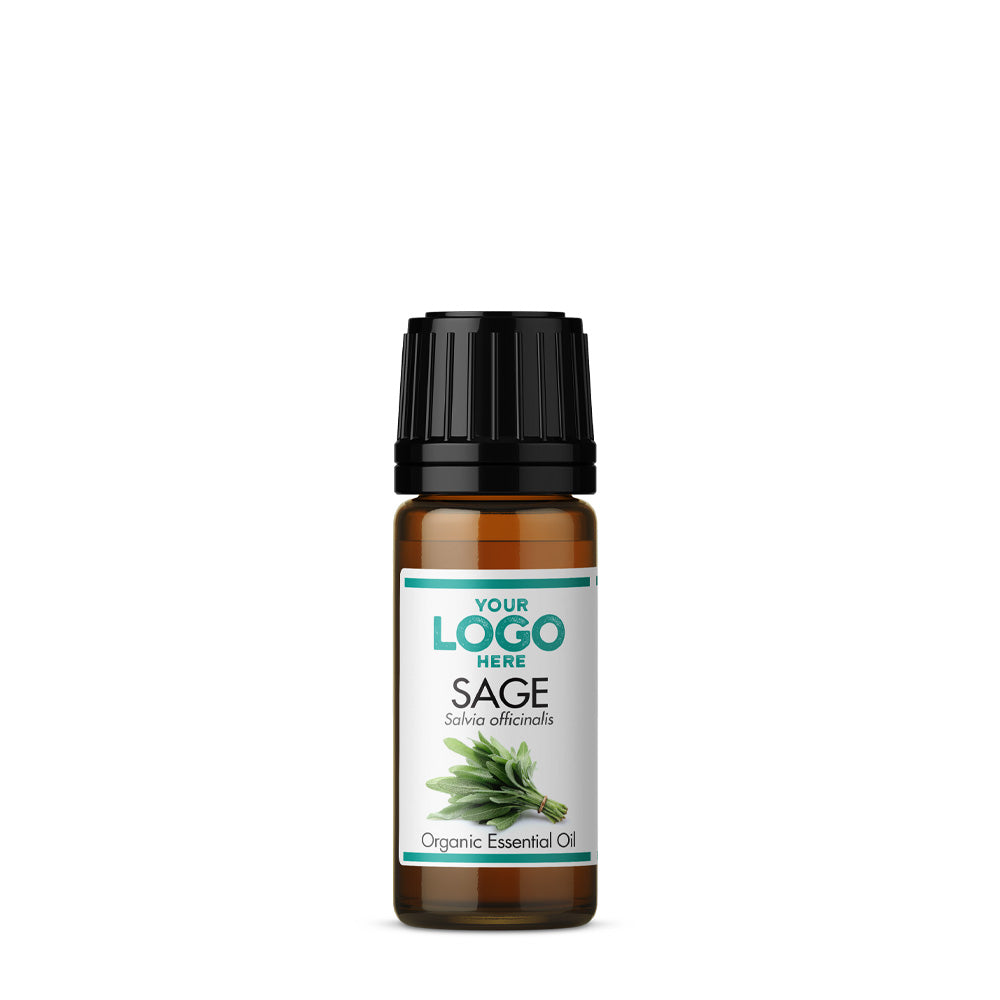 Private Label Sage Organic Essential Oil -Front