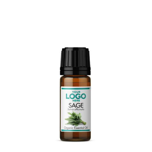 Private Label Sage Organic Essential Oil -Front