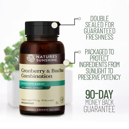 Cranberry & Buchu Combination  90 day money back guarantee