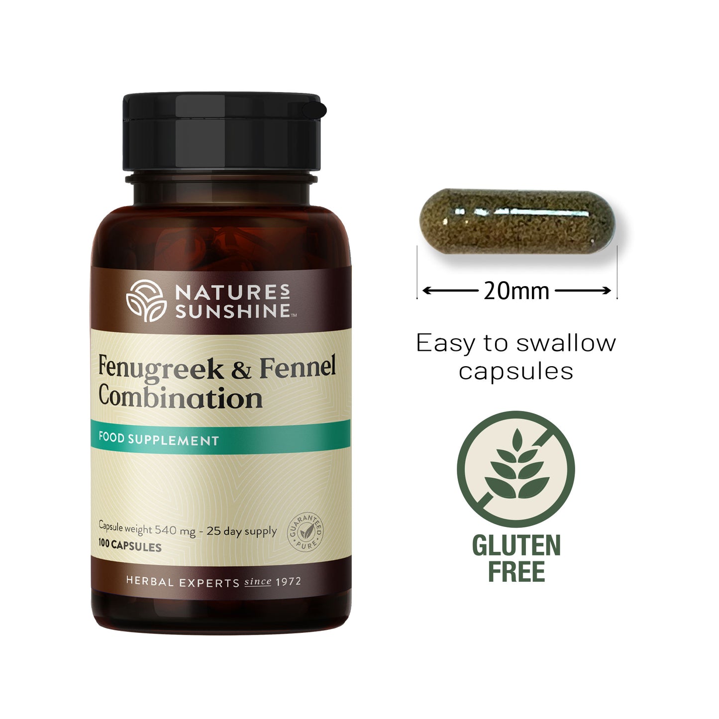 Fenugreek & Fennel Combination 90 day money back guarantee