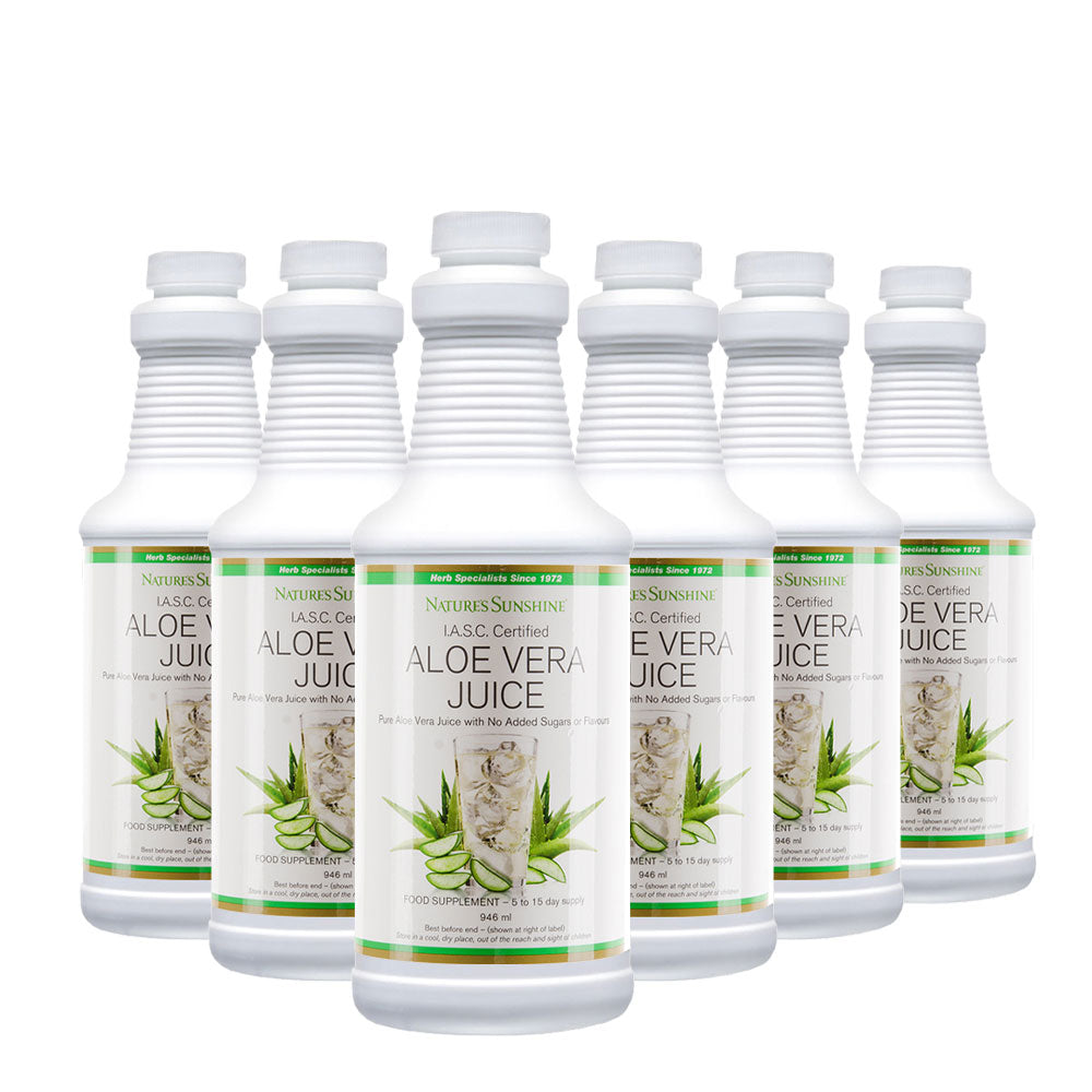 Nature's Sunshine Aloe Vera Juice 6 Pack