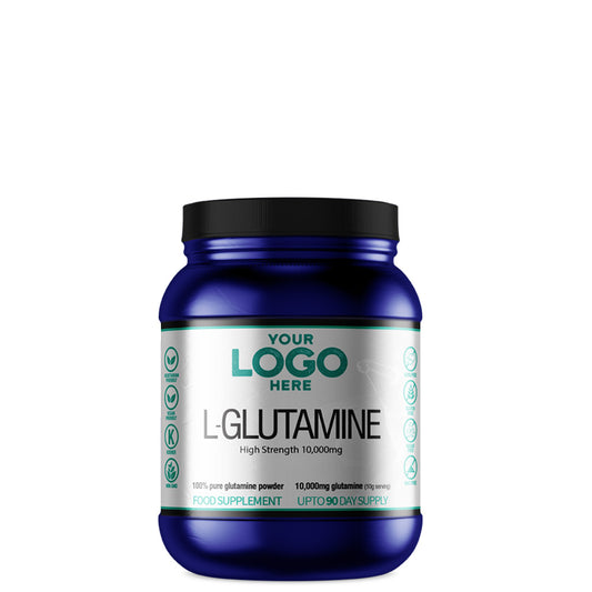 Private Label L-Glutamine 10,000mg - Front