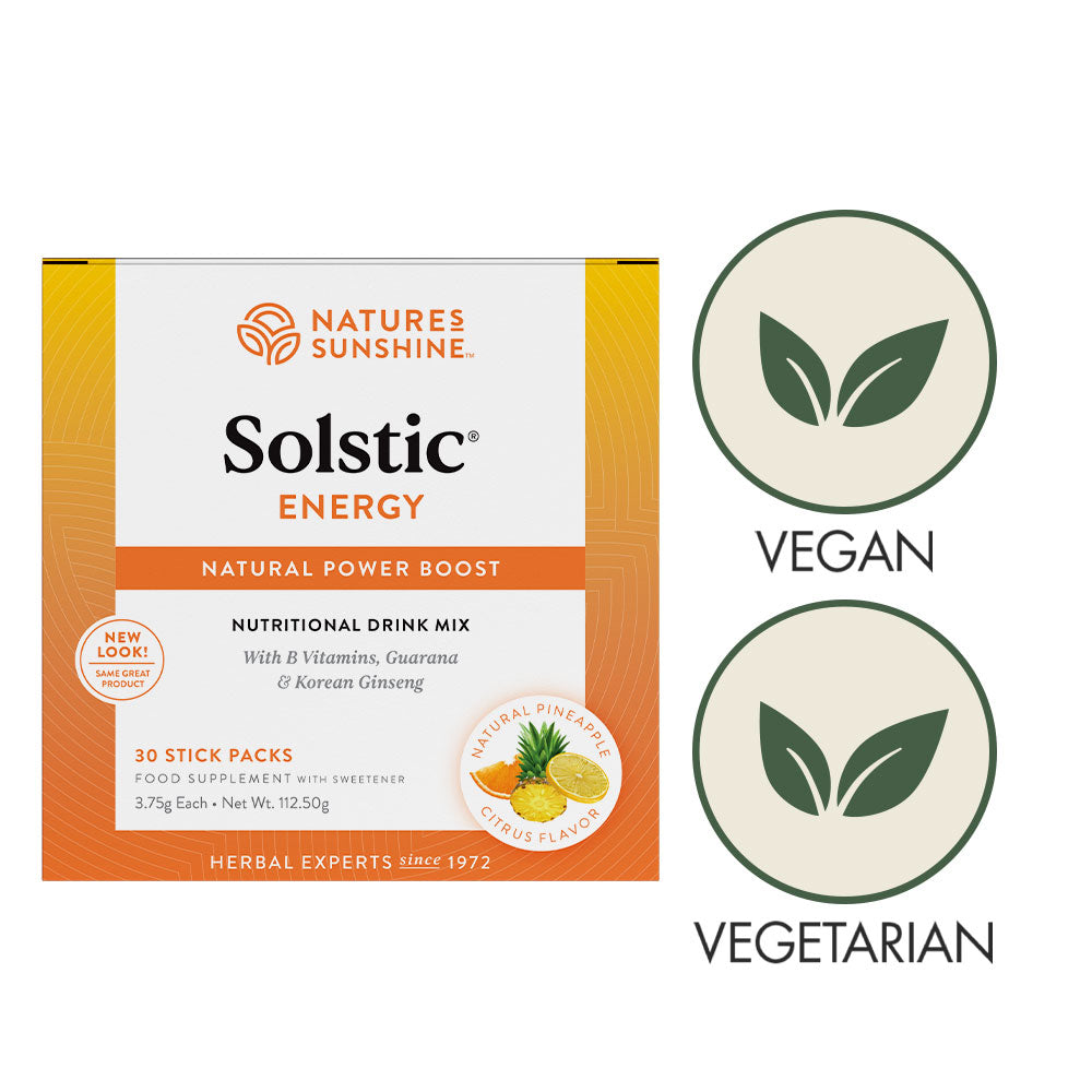 Nature’s Sunshine - Solstic® Energy vegan vegetarian